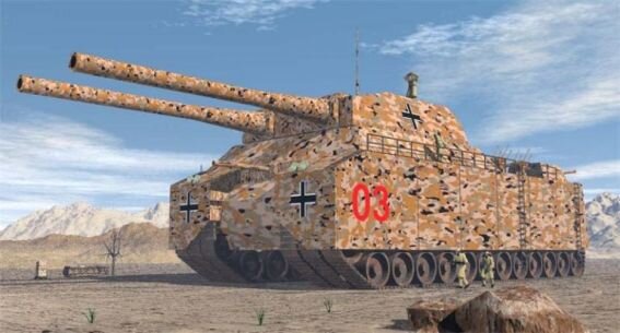   1000   - Landkreuzer P1000 Ratte        -   