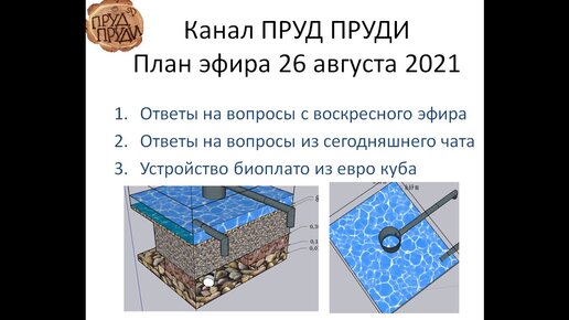 Схема биоплато - Строительство, очистка, ремонт прудов. Благоустройство земельных участков