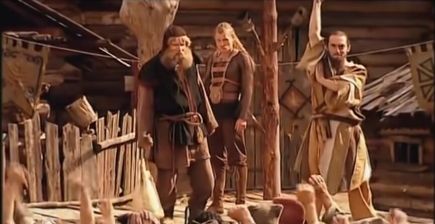 "Мам, мам, а что там дядечка за жест показывает?" - "У оператора спроси. Это он так криво сцену снял".