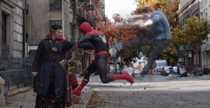 Момент из фильма "Человек паук: нет пути домой"