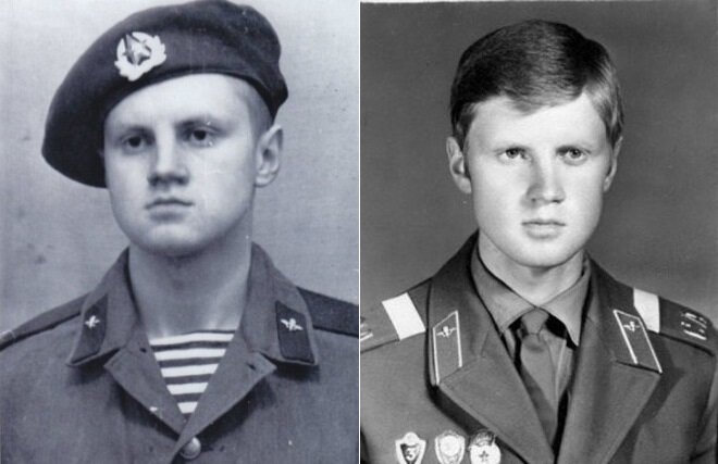 В годы службы в ВДВ 