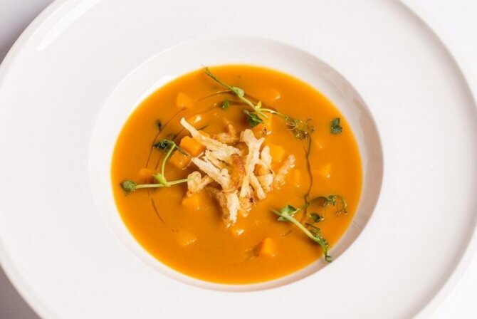 Приготовление тыквенного супа-пюре – рецепт:
