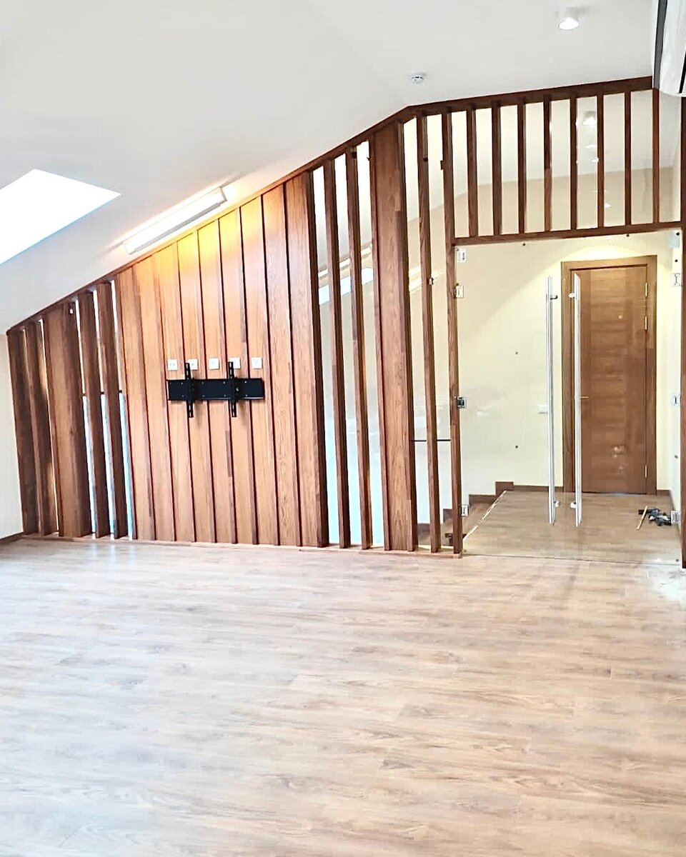 Стена из массива 