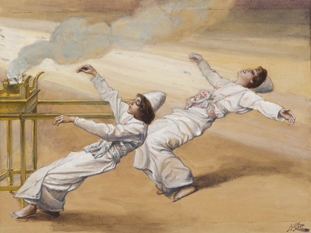 Смерть Надава и Авиуда. Джеймс Тиссо