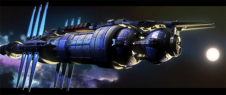 "Babylon 5" Andrew Crook / artstation