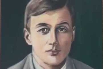 Борис Корнилов. Фрагмент портрета. 