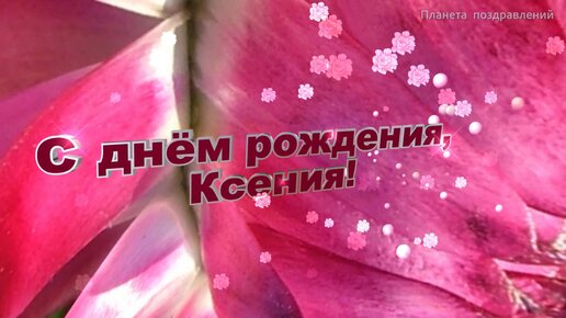 Поздравления с днем рождения племяннице Ксюше, Ксении