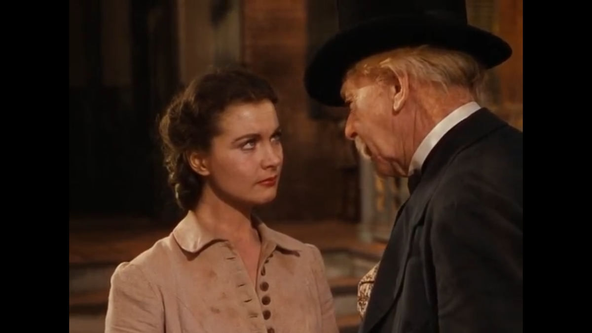 Кадр из фильма "Унесённые ветром"