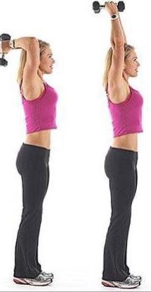 Выполняйте без гантелей.