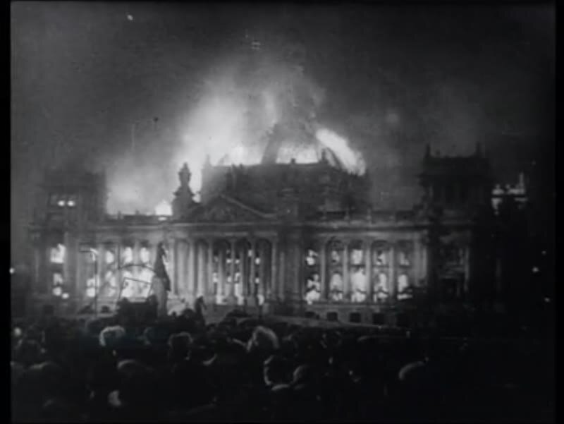 Пожар в Рейхстаге 27 февраля 1933 года. Открытые источники.