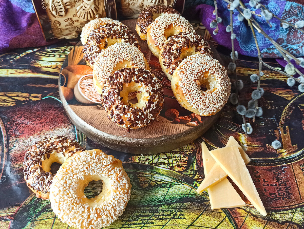 Сырно-творожные кольца