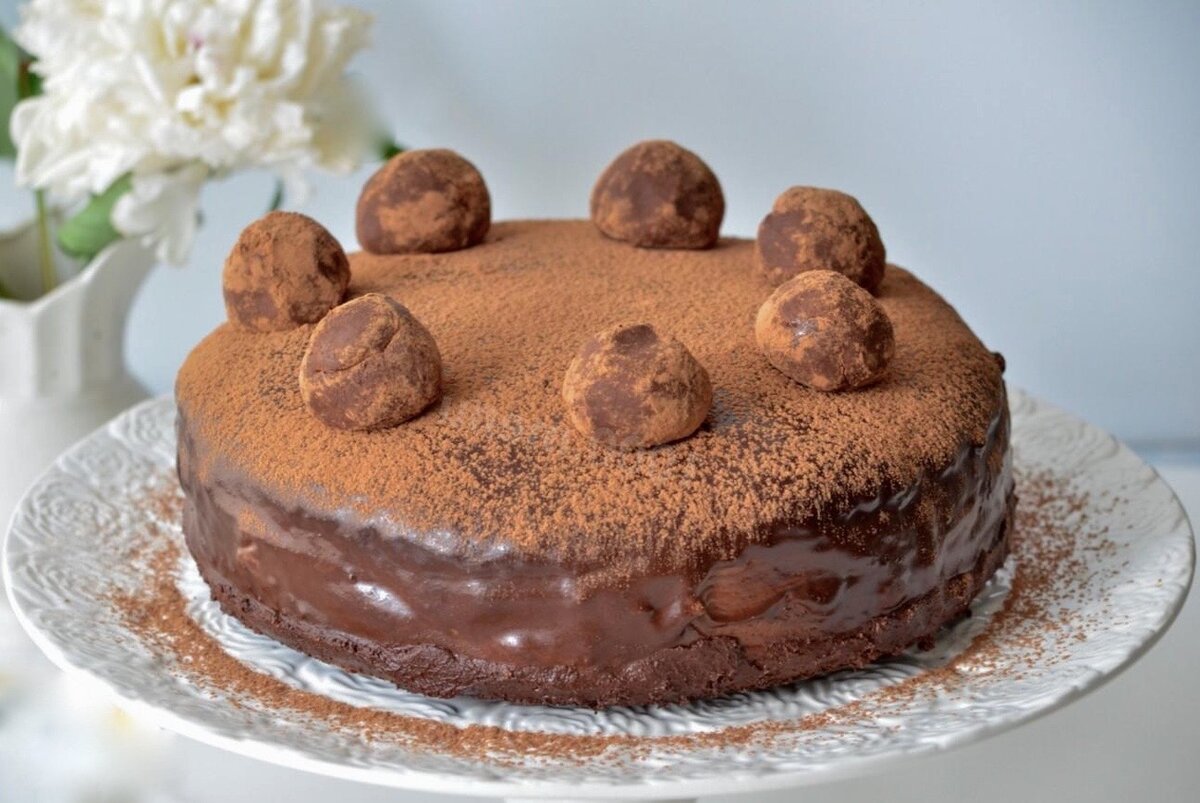 Рецепт шоколадного пирога в духовке с какао на молоке | Вкусные рецепты | Дзен