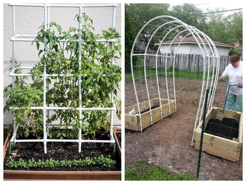 55 неожиданных идей для дачи и сада из пластиковых труб
