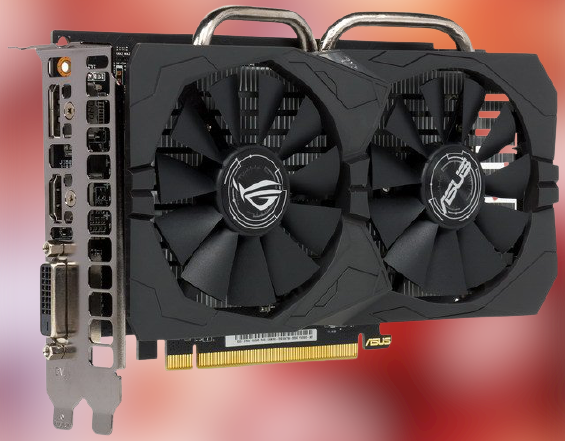 Видеокарта Radeon AMD RX560 от ASUS