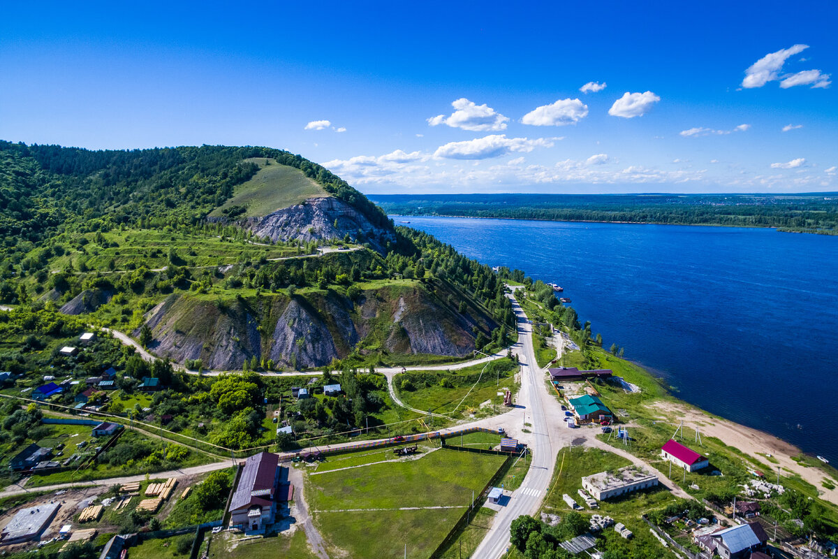 Село в долине Жигулёвских гор