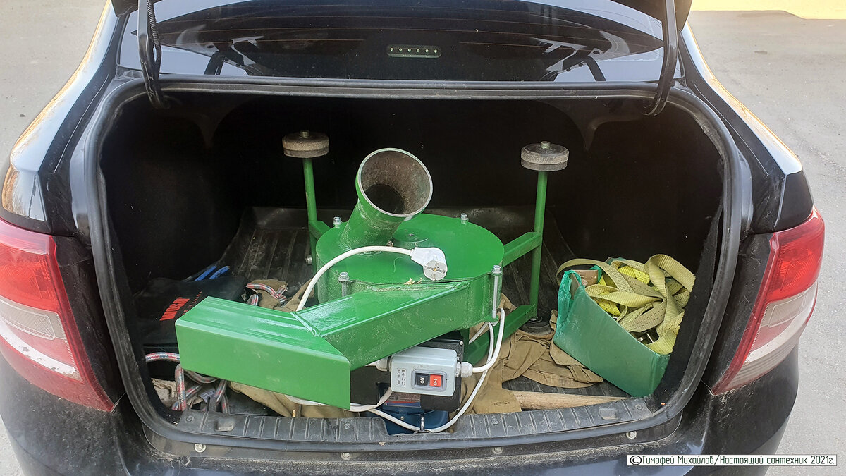 "Шредер" для дачи. Купил промышленный образец измельчителя. Рассказываю ...