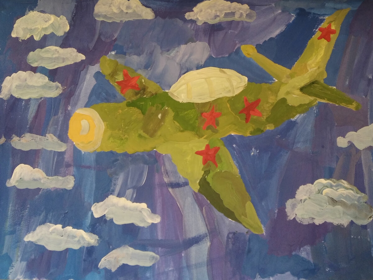 Фотография автора. Из личного архива. Этот самолёт был подарен папе в прошлом году на 23 февраля. 