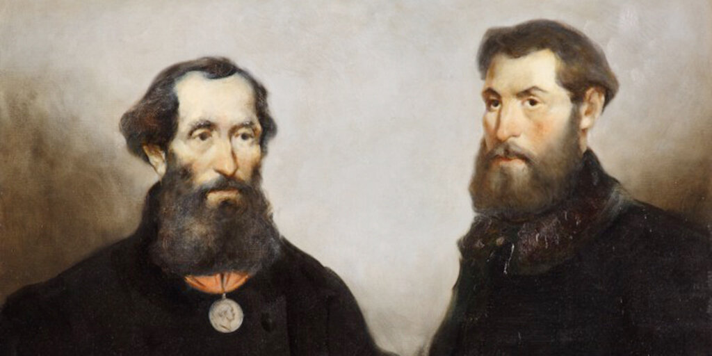 Отец и сын Черепановы