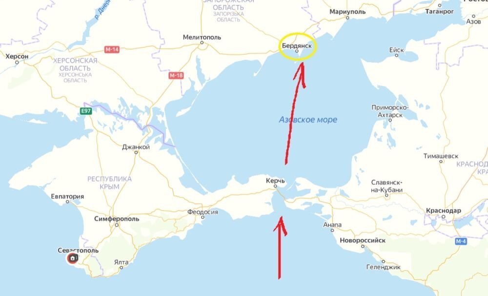 Бердянск карта украины новости