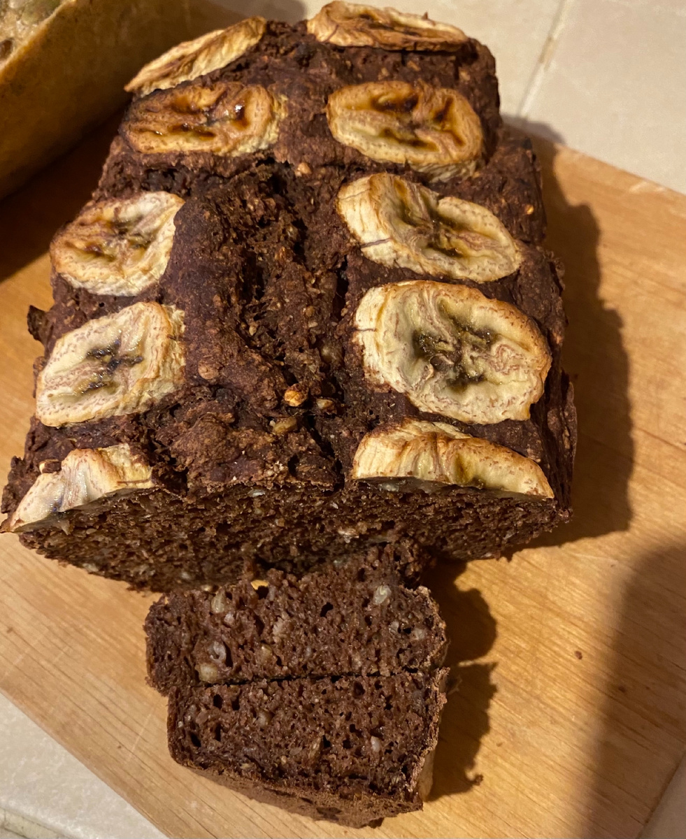 Банановый кекс. Фото автора.