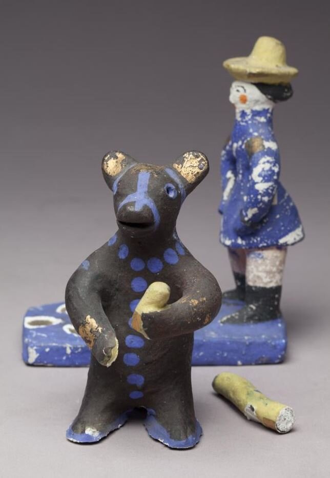 Мезрина А.А. Игрушка «Медведь и мужик». Конец XIX-начало XX вв. ГИМ