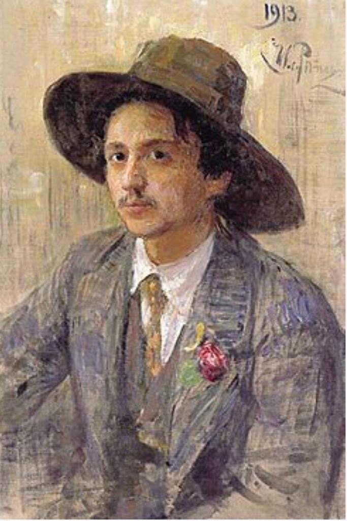 Портрет Исаака Бродского, 1913. И. Репин