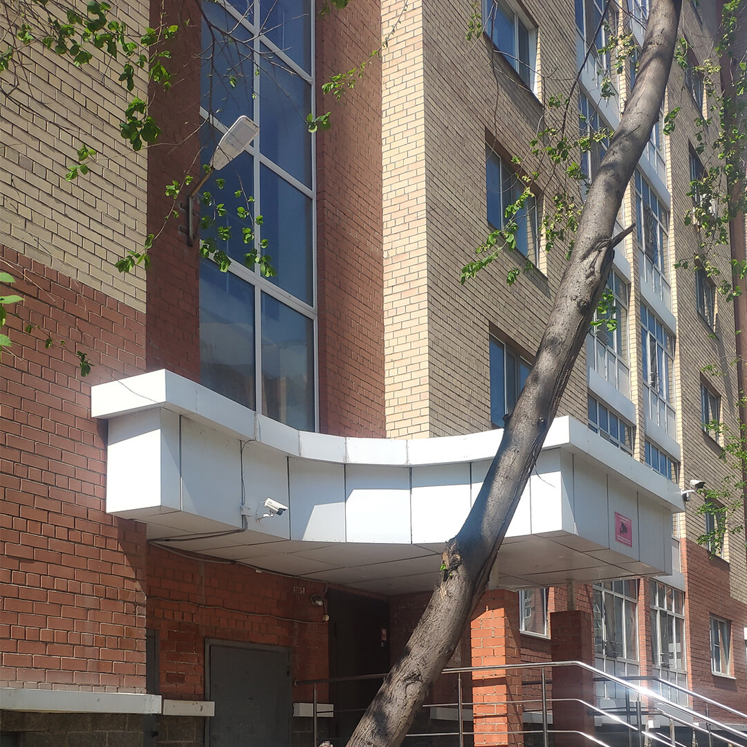 Реконструкция дворового освещения в Нур-султан. Любительское фото. 