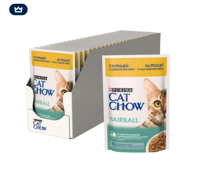 В составе корма purina исключительно натуральный состав на фото изображён корм со вкусом курицы с зелёной фасолью это естественно не единственный вкус у этого корма их сотни тысяч для разных возрастов.