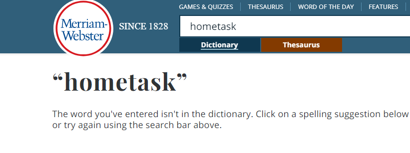 Скриншот с сайта www.merriam-webster.com