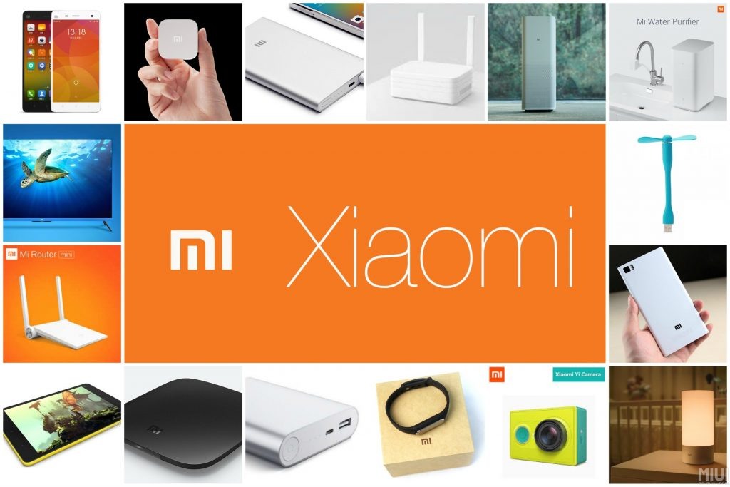 Продукция корпорации "Xiaomi"