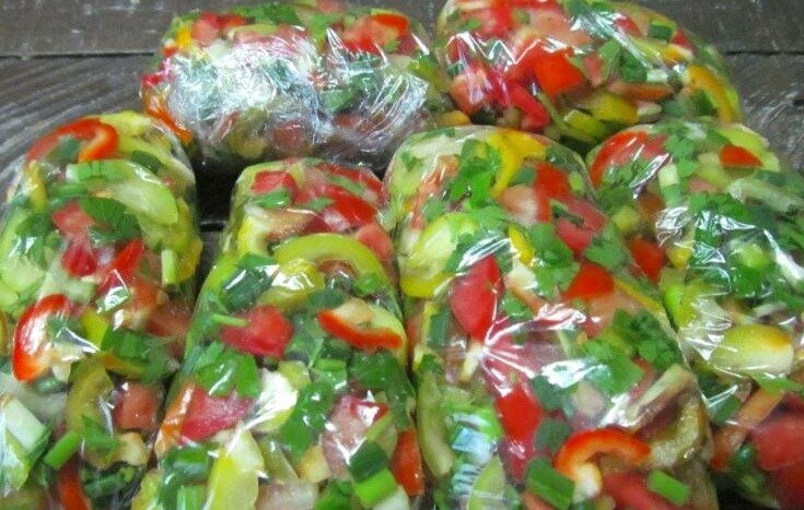 Заготовка овощной смеси на зиму