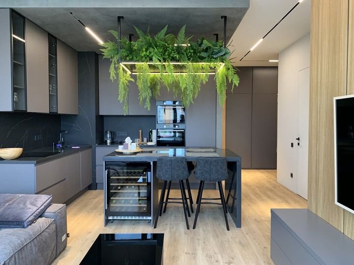 Дизайнерский ремонт выполнен компанией «СМ Проект»