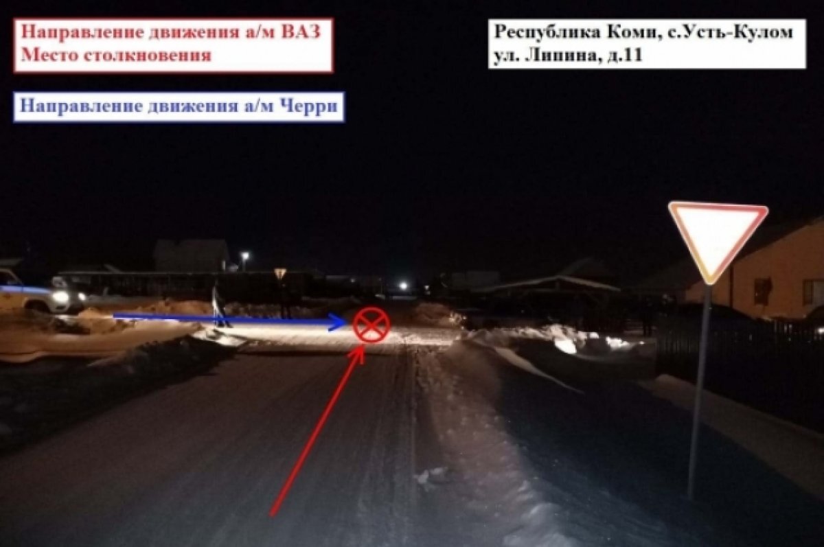    В тройном ДТП в Коми пострадал 10-летний мальчик