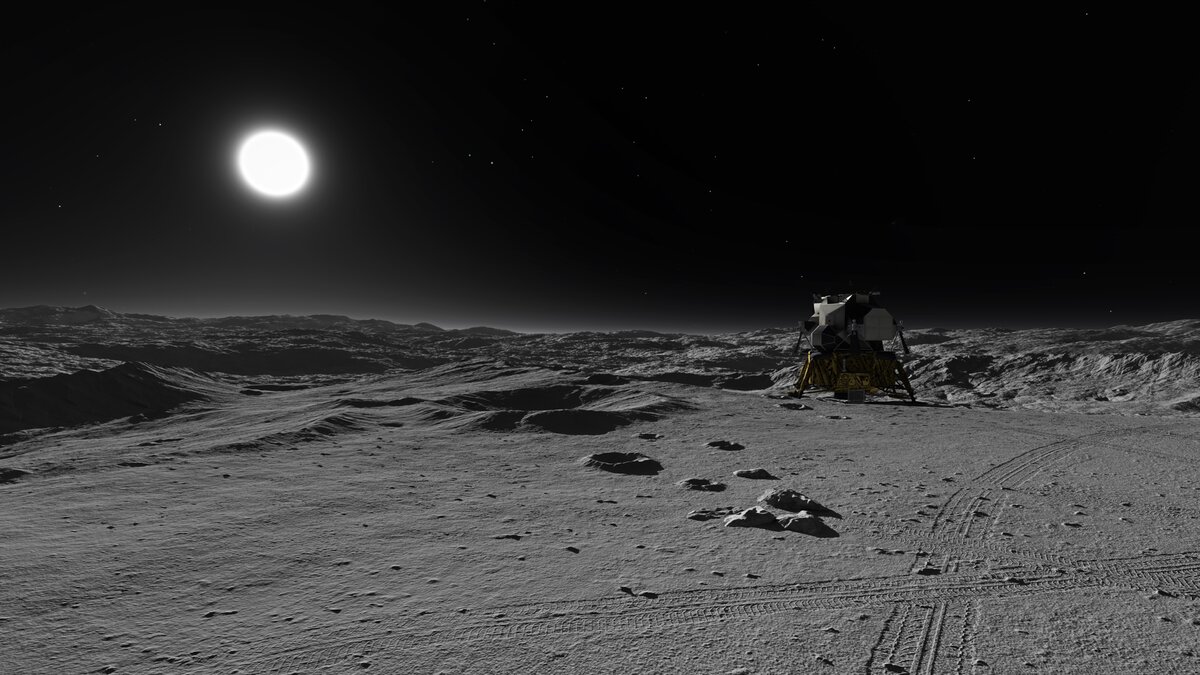 Миссия "Аполлон". В представлении художника.