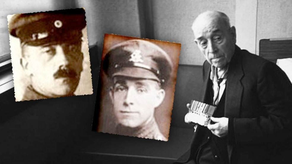 Генри Тенди и Гитлер. Картинка взята из источника: https://iasbh.tmgrup.com.tr/98dc5b/0/0/0/0/0/0?u=http://i.sabah.com.tr/sb/galeri/dunya/hitleri-bagislayan-adam/01.jpg.