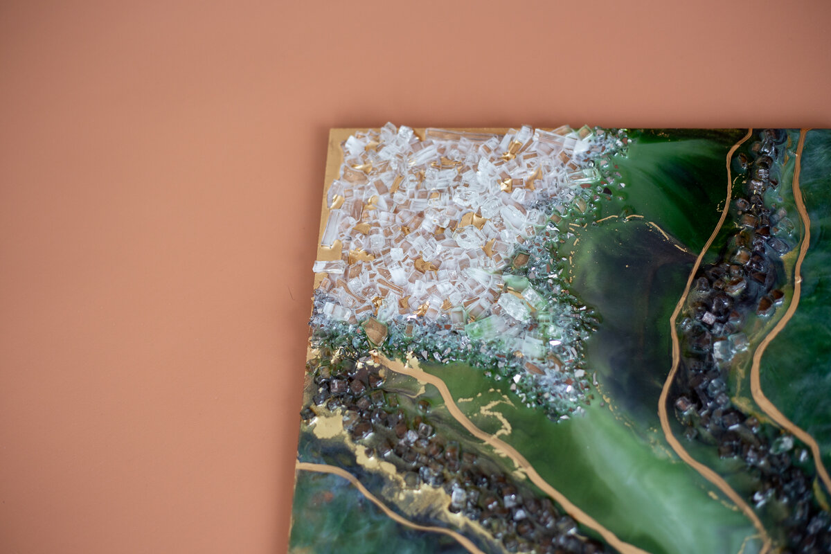 Картина - срез камня