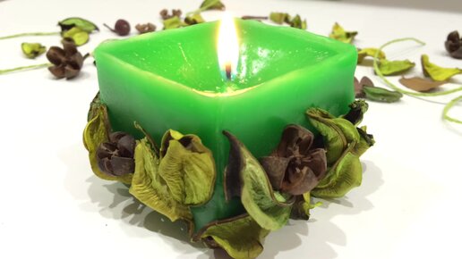 Для изготовления декоративной свечи вам понадобятся: