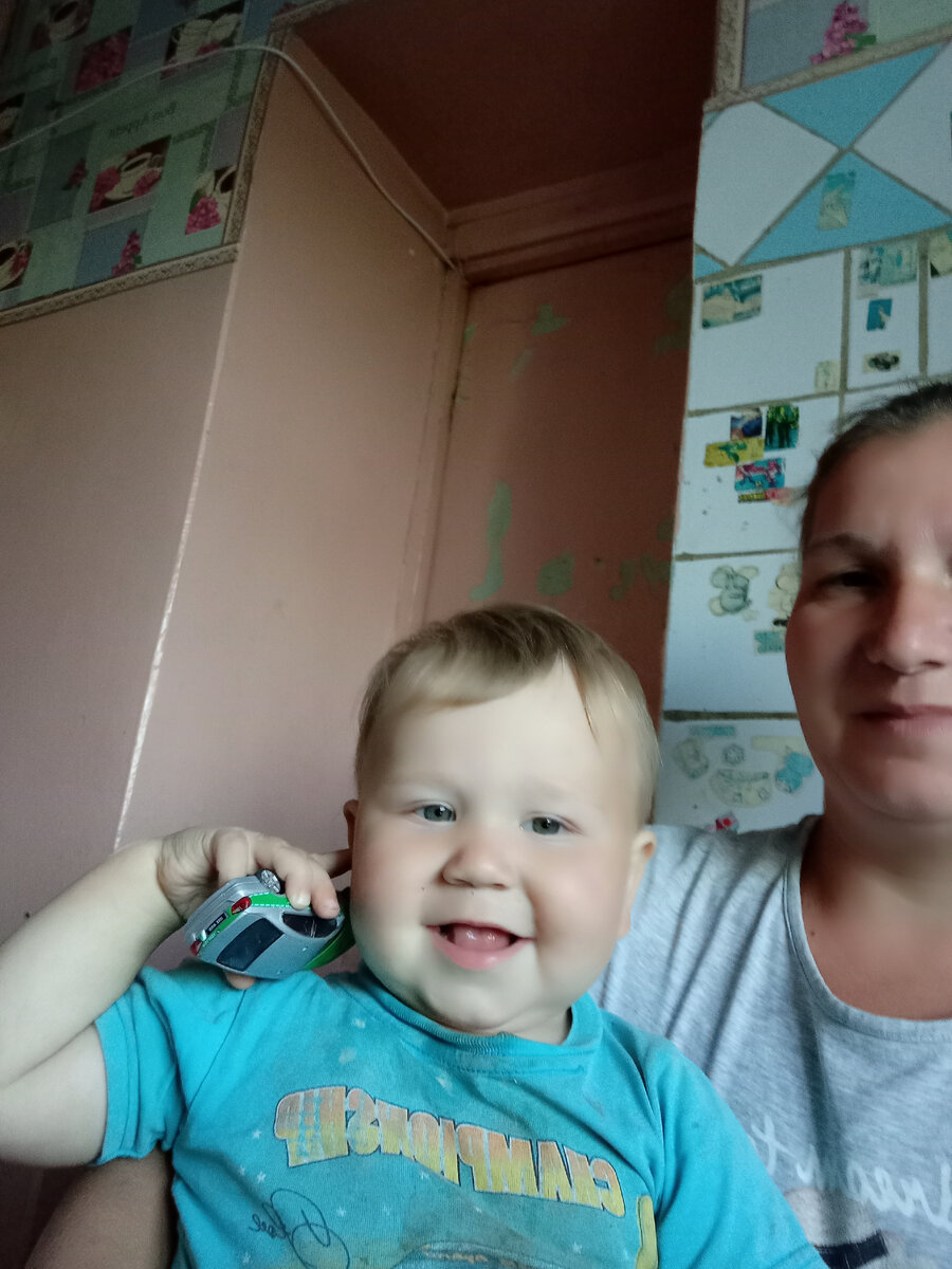 Саня с новой стрижкой. 