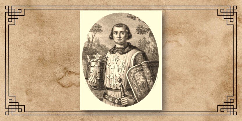 Лешек Чёрный. Воображаемый портрет XIX века. Художник Александр Лессер