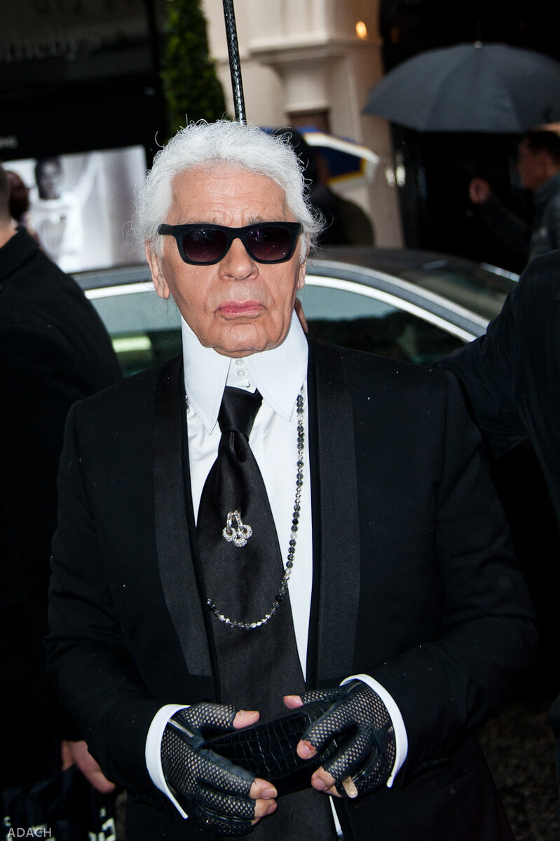 Photo by Christopher William Adach from Mexico - Fendi store opening - Karl Lagerfeld