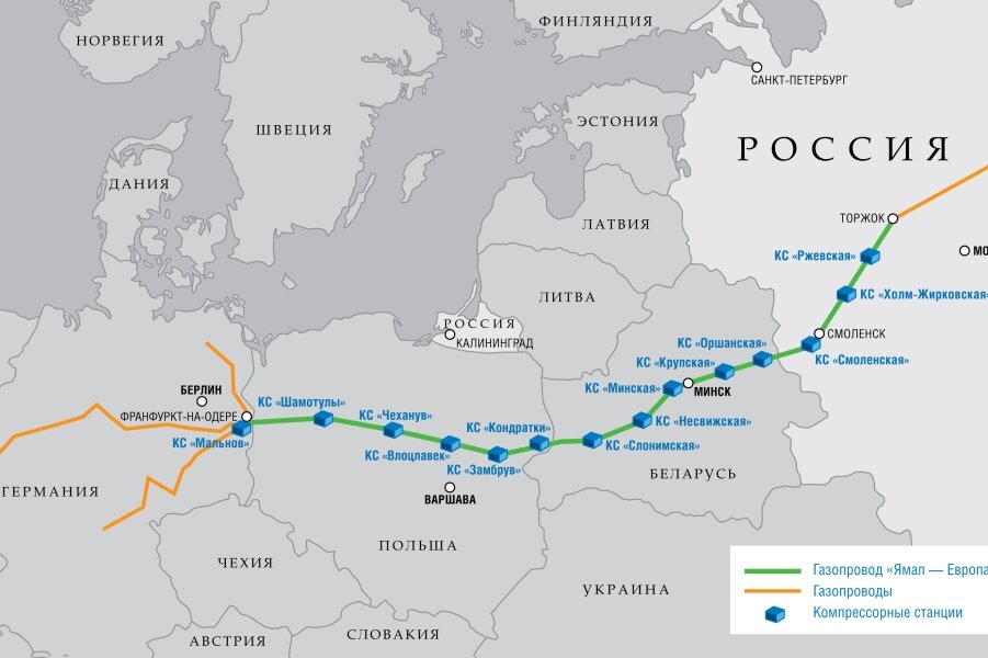 Газопровод Ямал-Европа
