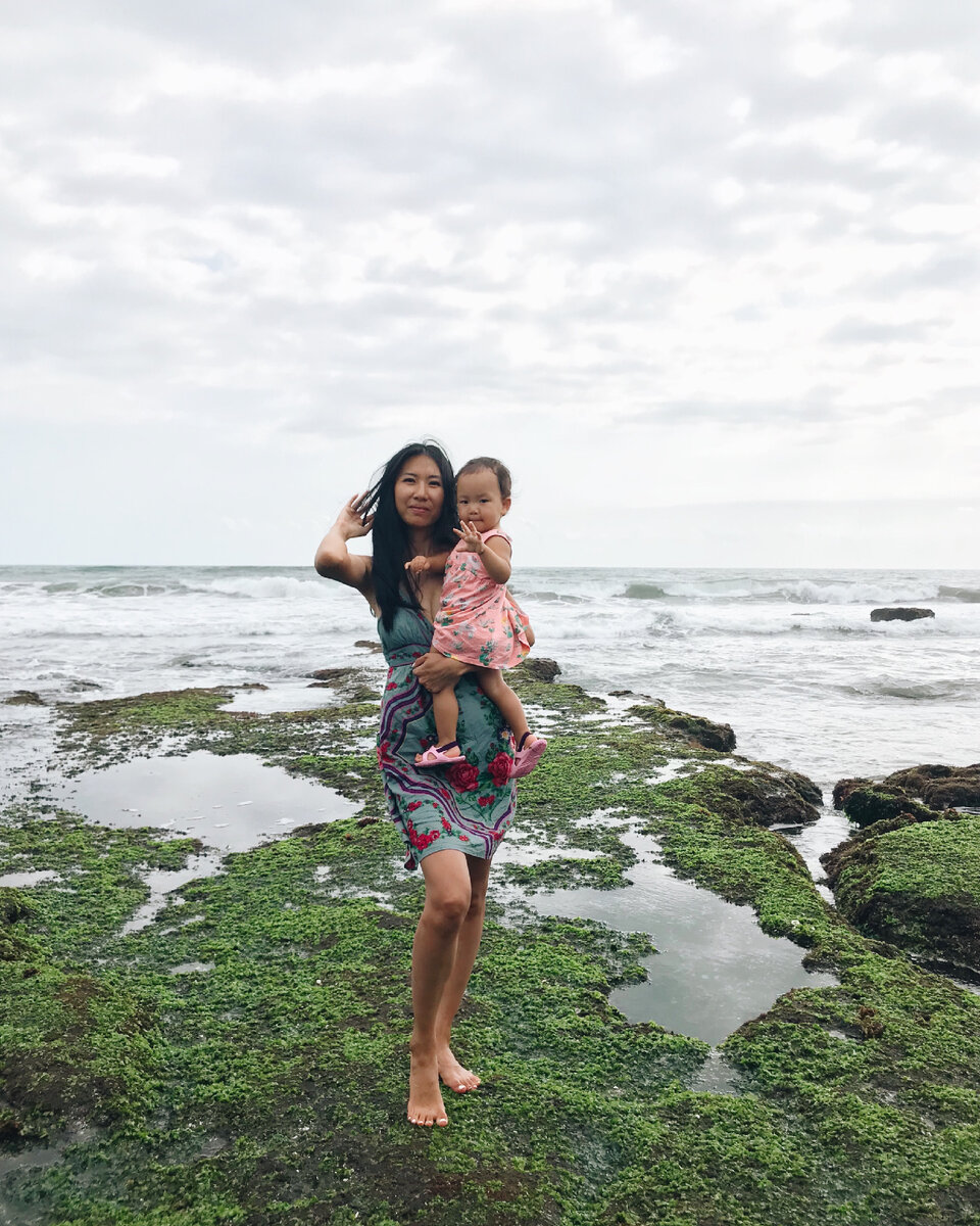 Я и Лея 1,5г, Бали, 30ый день моего рождения