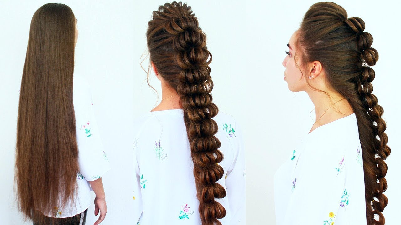 женские прически на длинные волосы косы фото | Дзен