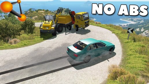 Не Тормози Без Abs На Повороте! - BeamNg Drive