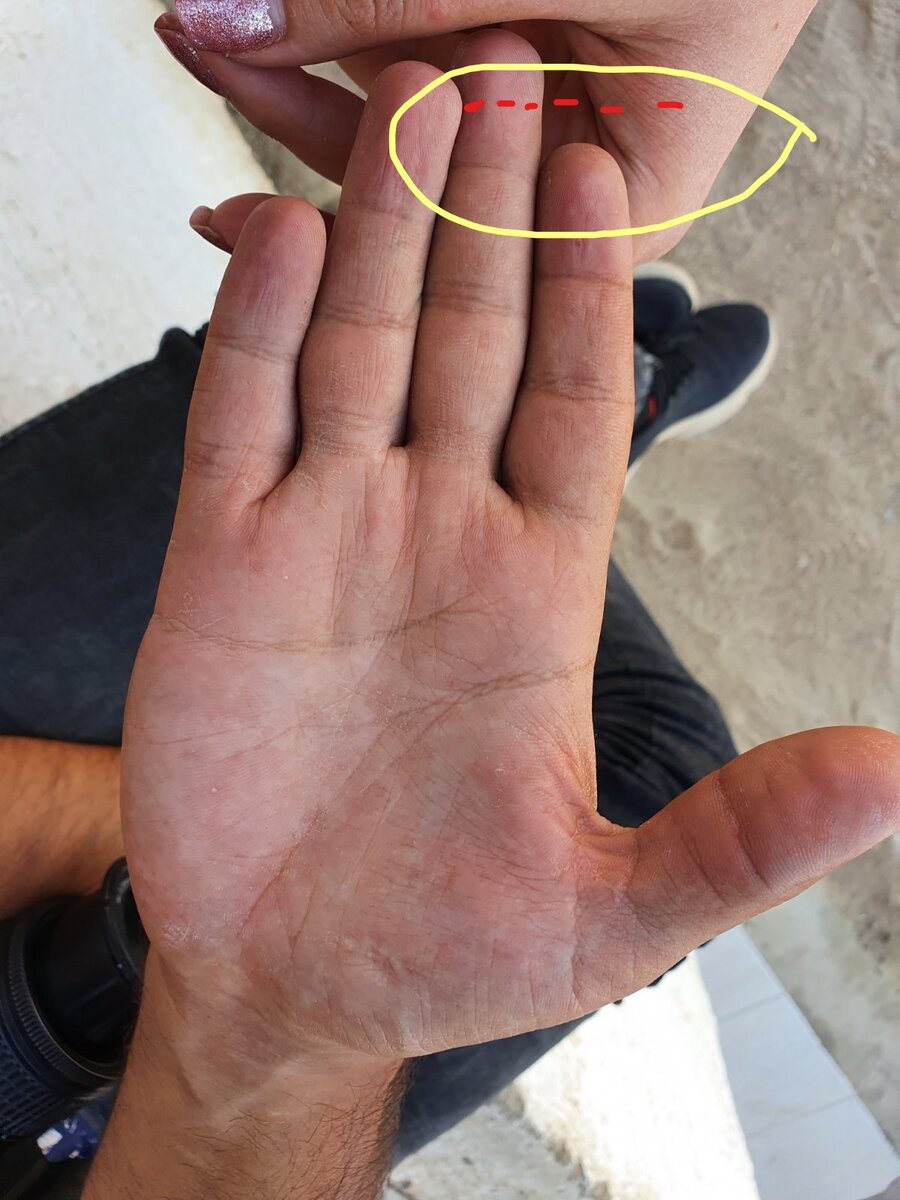 Короткий указательный палец