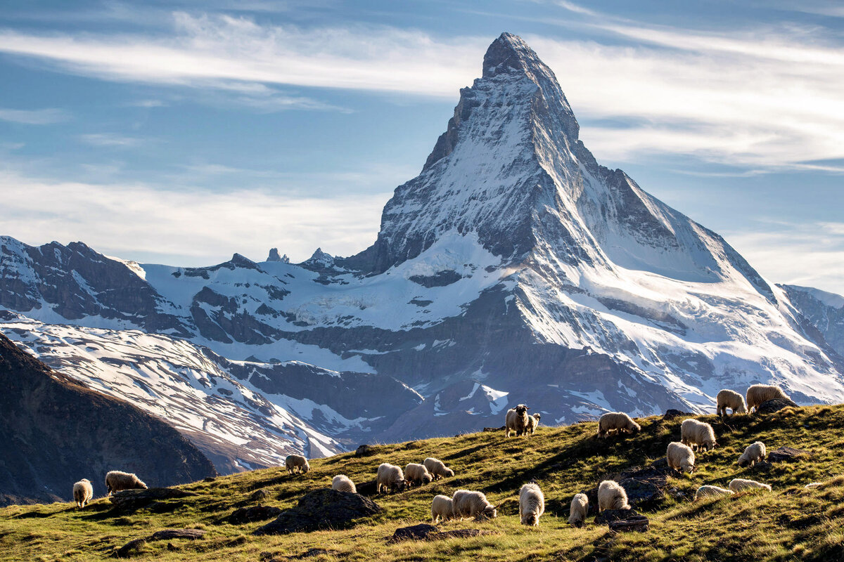 Matterhorn гора в Швейцарии