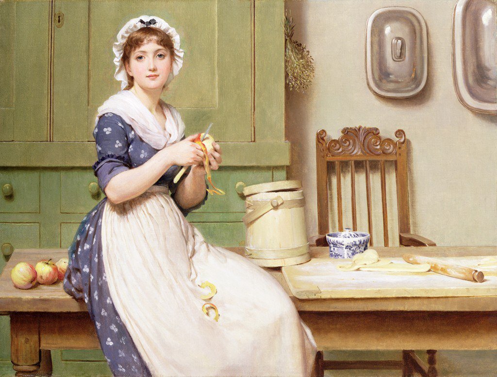 Художник Джон Данлоп Лесли. 