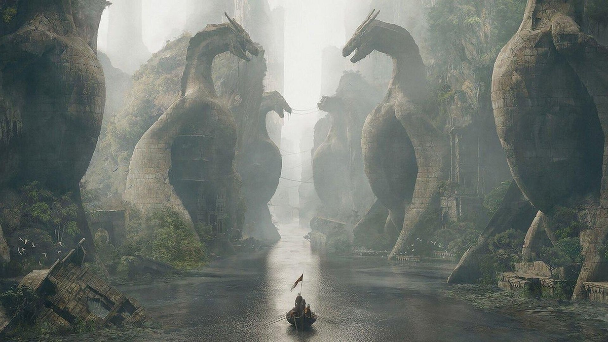 Врата Старой Валирии (арт Max Riess, www.artstation.com).