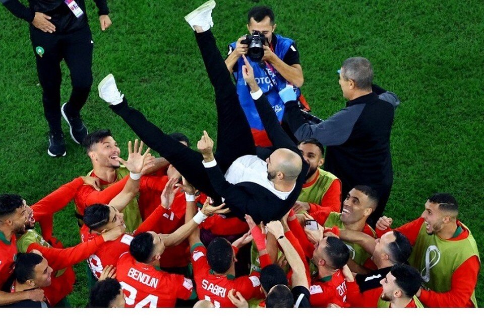     Сборная Марокко сыграет с Хорватией в матче за третье место ЧМ-2022. Фото: Reuters