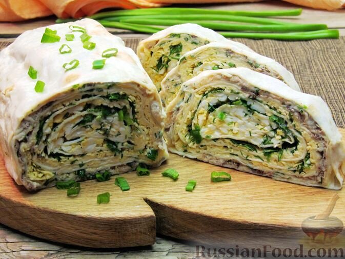 Мясной рулет из фарша с яйцом - рецепт автора Анастасия Цедрик